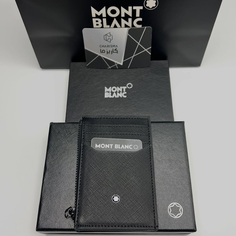 کیف کارت مون بلان بغل زیپ / Montblanc Cardholder