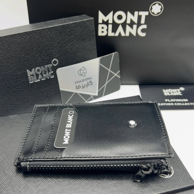 کیف کارت مون بلان بغل زیپ / Montblanc Cardholder