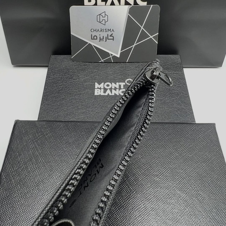 کیف کارت مون بلان بغل زیپ / Montblanc Cardholder
