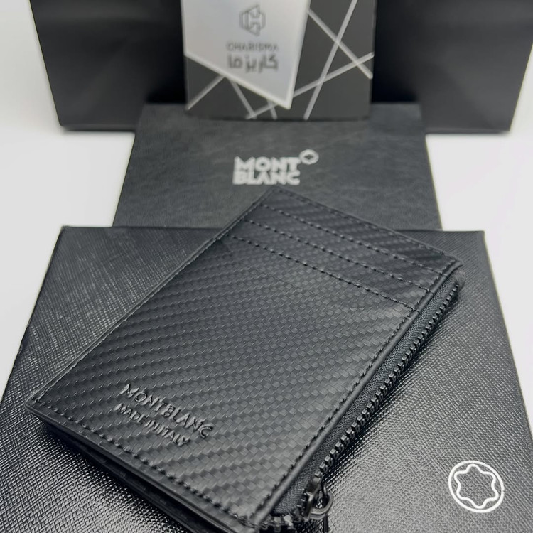 کیف کارت مون بلان بغل زیپ / Montblanc Cardholder