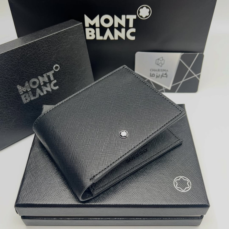 کیف پول چرم مردانه مون بلان / Montblanc Wallet