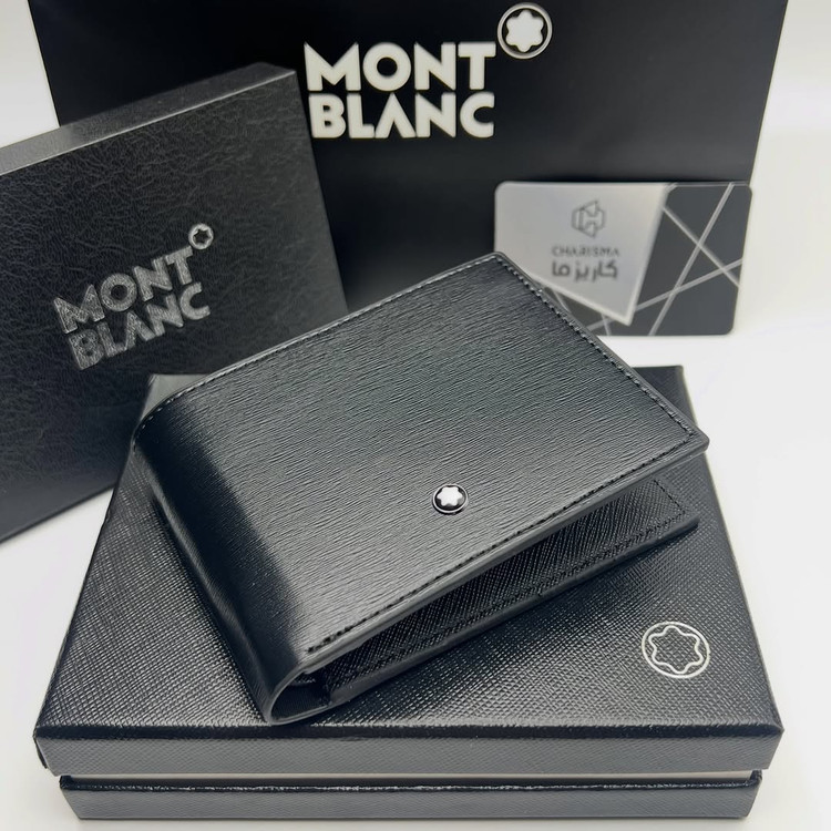کیف پول چرم مردانه مون بلان / Montblanc Wallet