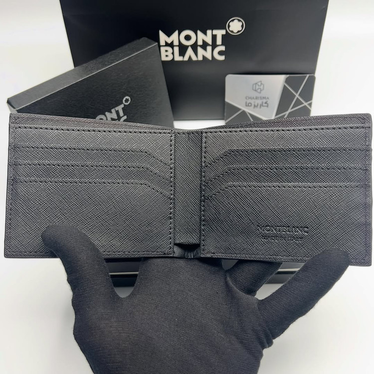 کیف پول چرم مردانه مون بلان / Montblanc Wallet