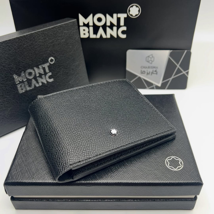 کیف پول چرم مردانه مون بلان / Montblanc Wallet
