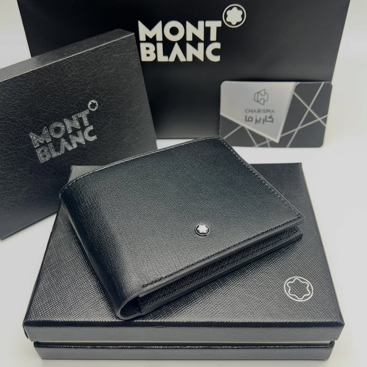 کیف پول چرم مردانه مون بلان / Montblanc Wallet