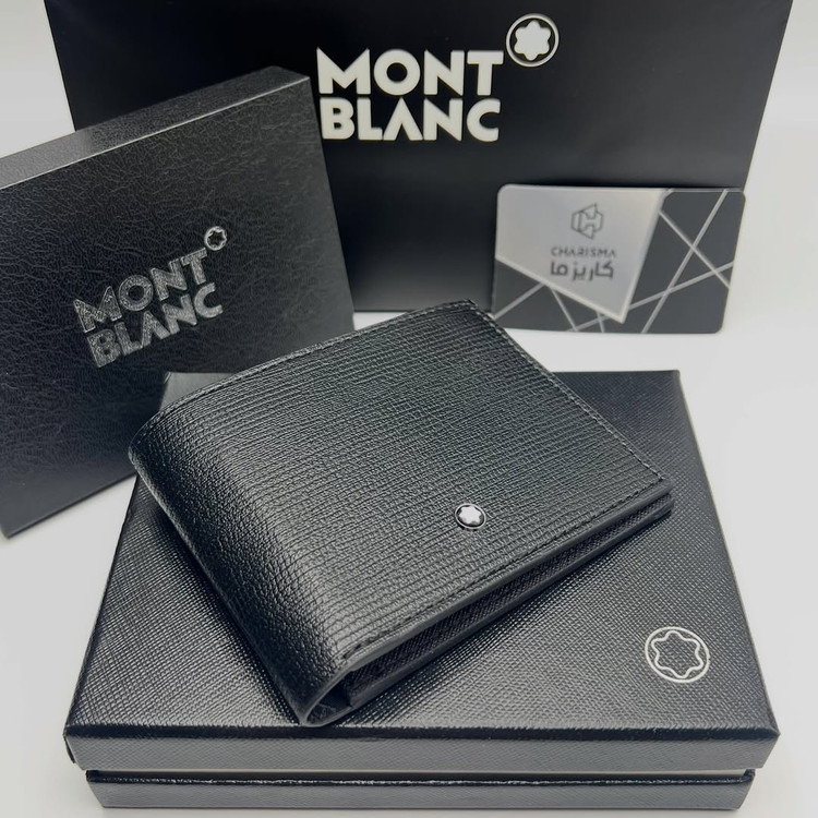 کیف پول چرم مردانه مون بلان / Montblanc Wallet