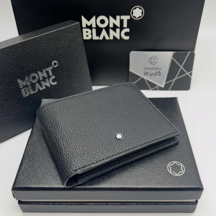 کیف پول چرم مردانه مون بلان / Montblanc Wallet