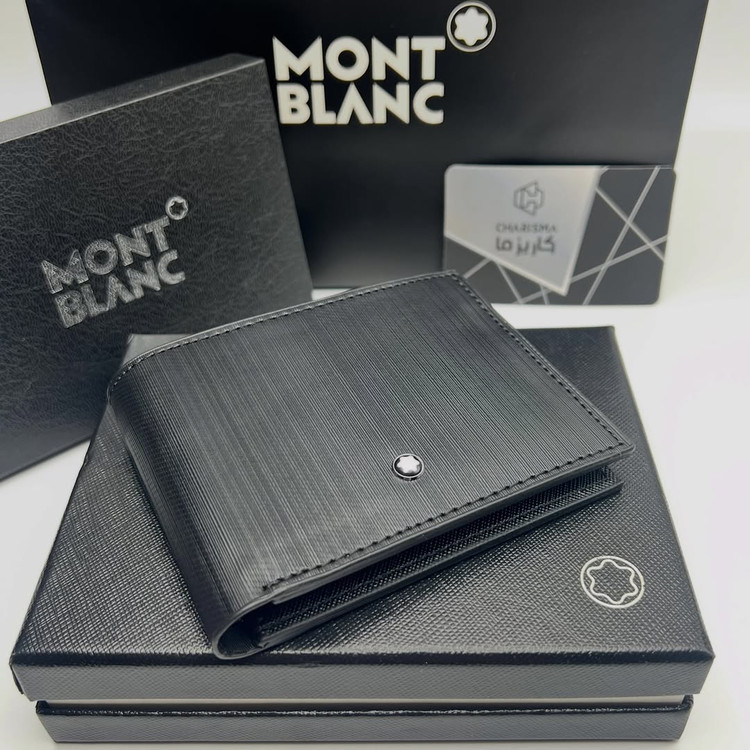 کیف پول چرم مردانه مون بلان / Montblanc Wallet