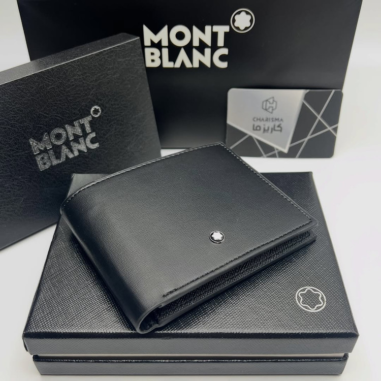 کیف پول چرم مردانه مون بلان / Montblanc Wallet