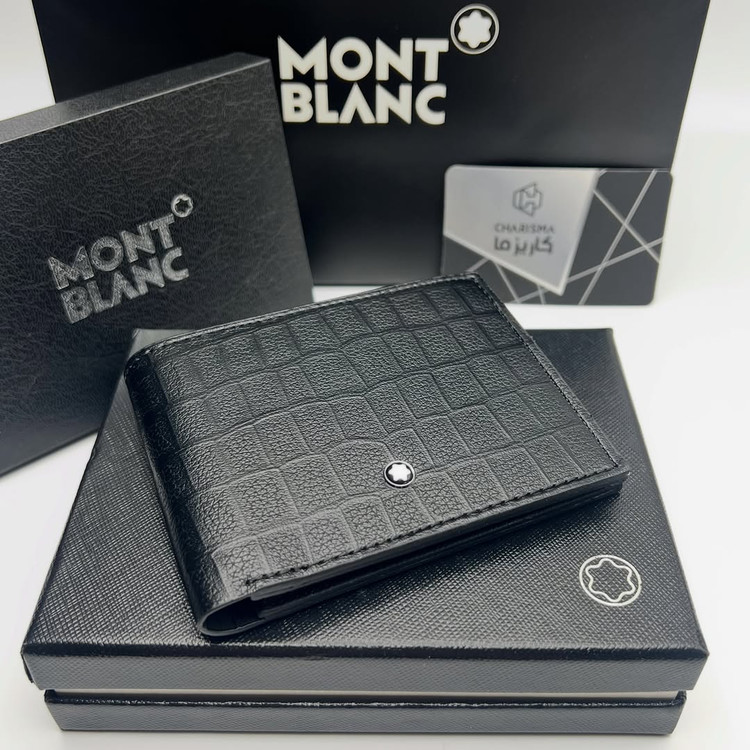 کیف پول چرم مردانه مون بلان / Montblanc Wallet