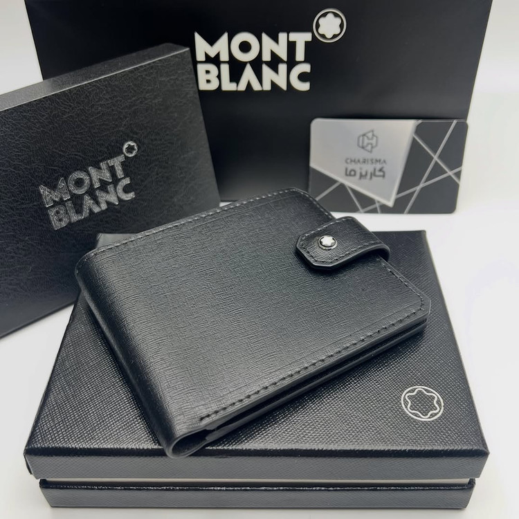 کیف پول چرم مردانه مون بلان / Montblanc Wallet