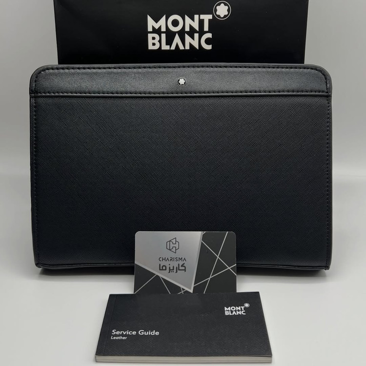 کیف دستی مدارکی مردانه مون بلان / کیف دستی مون بلان / کیف دستی مدارکی مونت بلان / montblanc hand bag