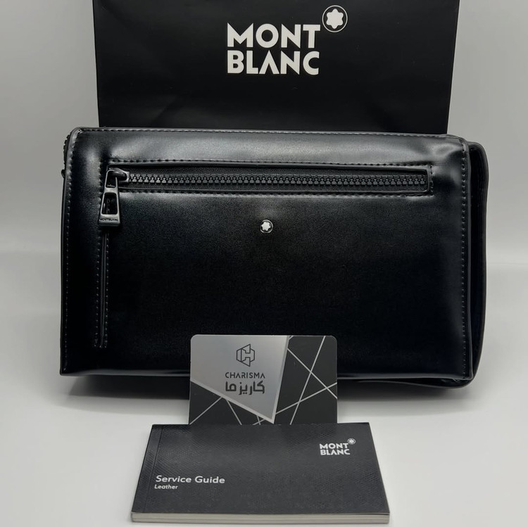 کیف دستی مدارکی مردانه مون بلان / کیف دستی مون بلان / کیف دستی مدارکی مونت بلان / montblanc hand bag