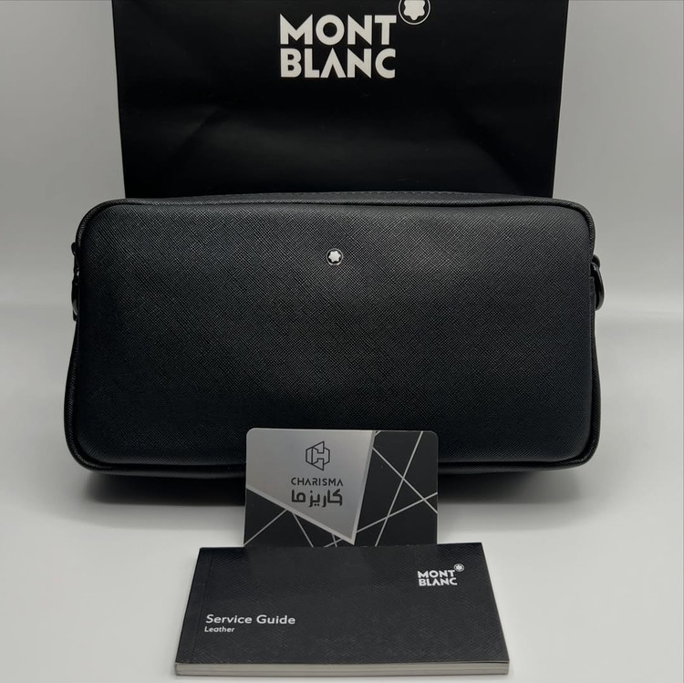 کیف دستی مدارکی مردانه مون بلان / کیف دستی مون بلان / کیف دستی مدارکی مونت بلان / montblanc hand bag