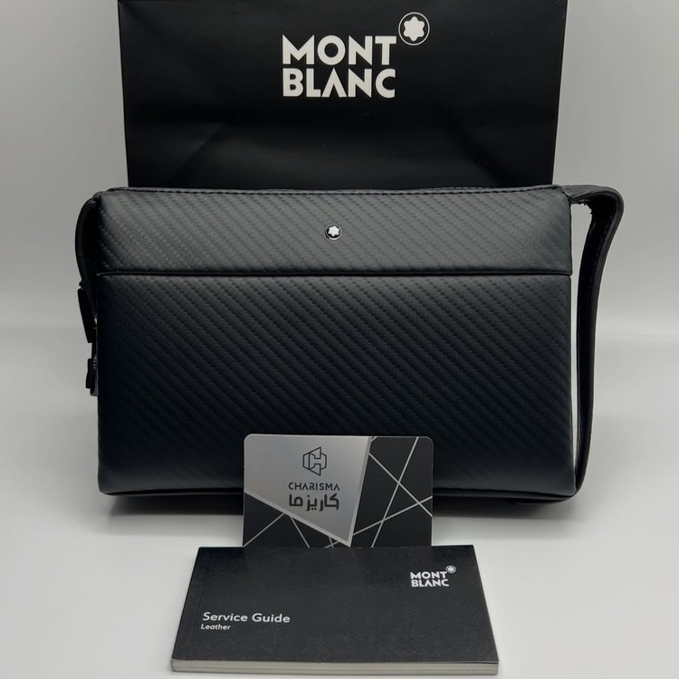 کیف دستی مدارکی مردانه مون بلان / کیف دستی مون بلان / کیف دستی مدارکی مونت بلان / montblanc hand bag