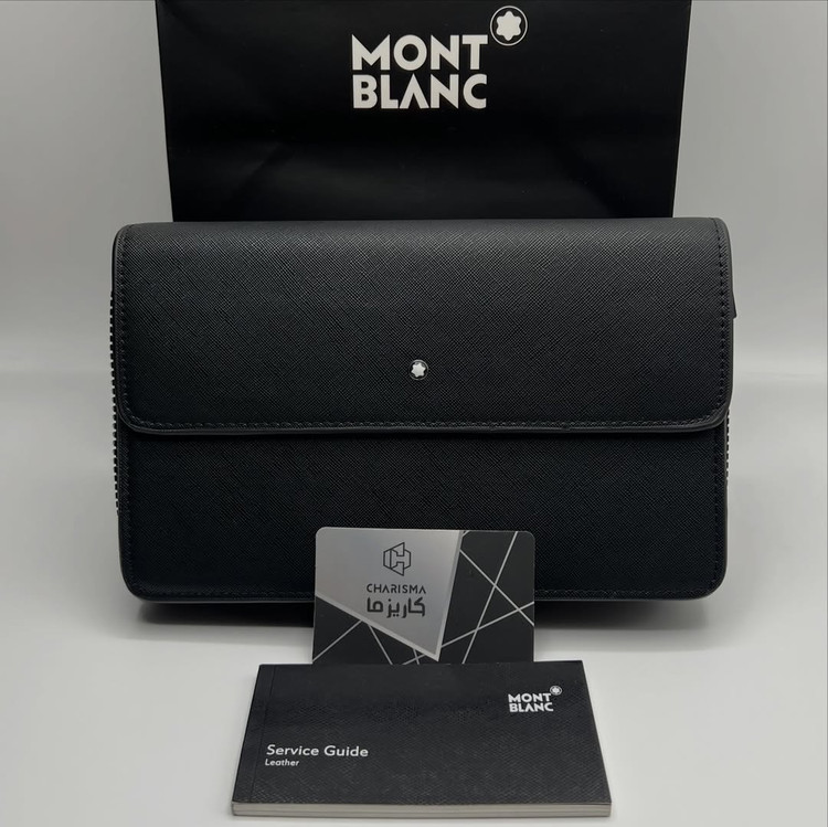کیف دستی مدارکی مردانه مون بلان / کیف دستی مون بلان / کیف دستی مدارکی مونت بلان / montblanc hand bag