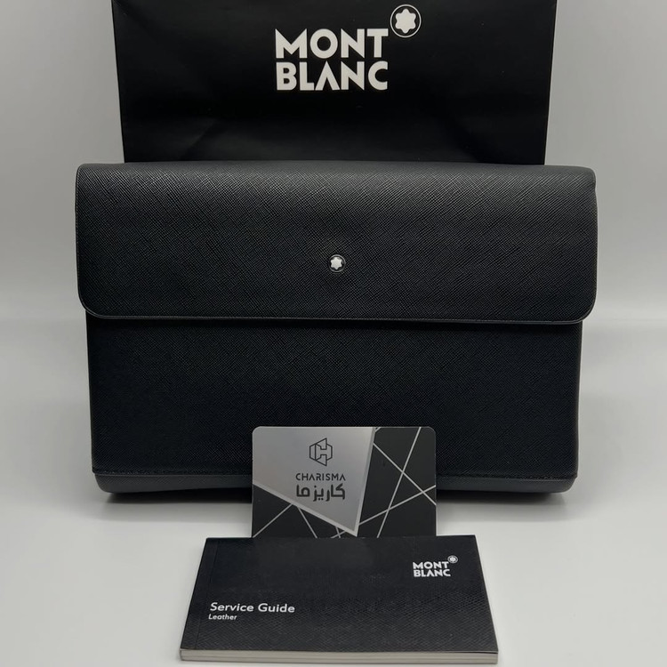 کیف دستی مدارکی مردانه مون بلان / کیف دستی مون بلان / کیف دستی مدارکی مونت بلان / montblanc hand bag