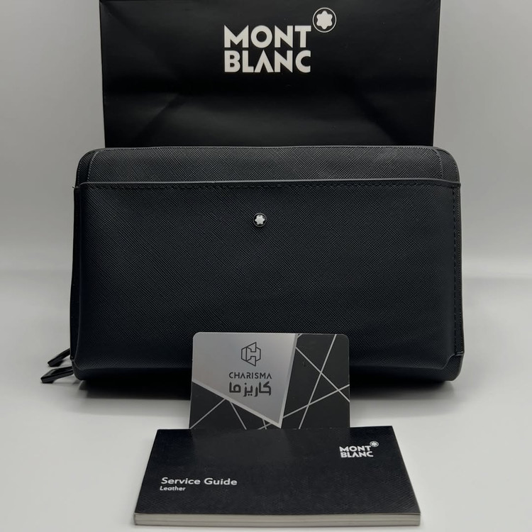 کیف دستی مدارکی مردانه مون بلان / کیف دستی مون بلان / کیف دستی مدارکی مونت بلان / montblanc hand bag