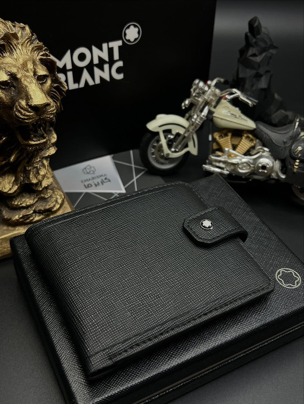 کیف پول چرم مردانه برند مونتبلانک / کیف پول جیبی مونبلان / Montblanc Wallet