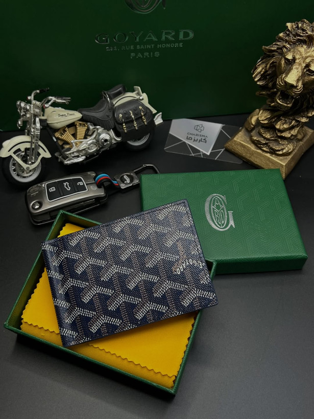 جاکارتی گویارد مدل مانی کیپر گیره اسکناس دار مستر فول پک / Goyard money keeper Fullpack master A+