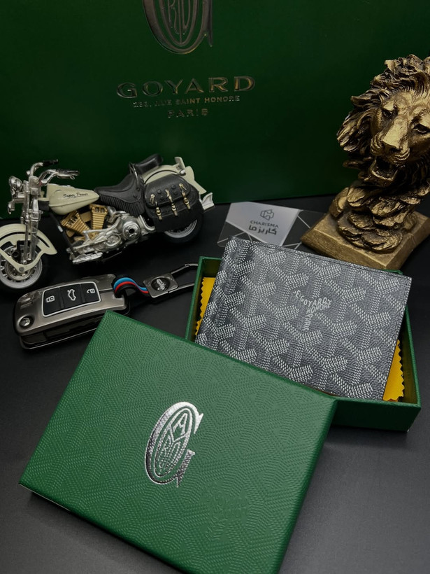 جاکارتی گویارد مدل مانی کیپر گیره اسکناس دار مستر فول پک / Goyard money keeper Fullpack master A+