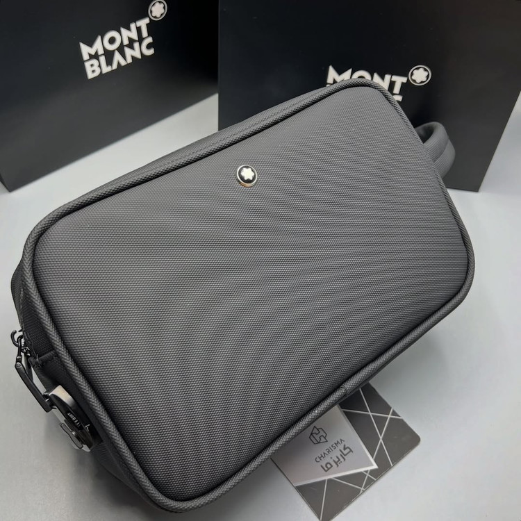 شوزبگ دوزیپ رمزخور مون بلان سایز بزرگ / Montblanc Wash bag