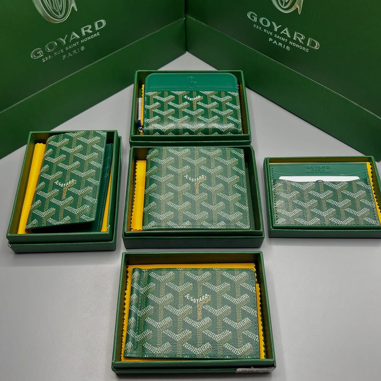 کالکشن اکسسوری گویارد سبز / Goyard Green Collection / Goyard Accessories