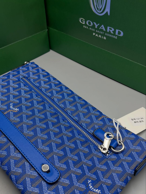 کالکشن کیف و جاکارتی آبی گویارد / Goyard Blue Accessories