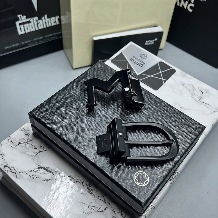 کمربند مردانه وارداتی مون بلان / Montblanc Belt