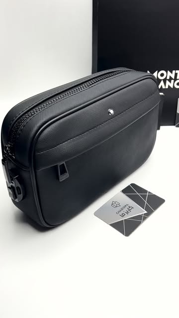 کیف دستی مون بلان / MONTBLANC HANDBAG / قفل رمز خور پرمیوم کوالیتی چرم لیزری سافیانو