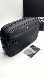 کیف دستی مون بلان / MONTBLANC HANDBAG / قفل رمز خور پرمیوم کوالیتی چرم لیزری سافیانو