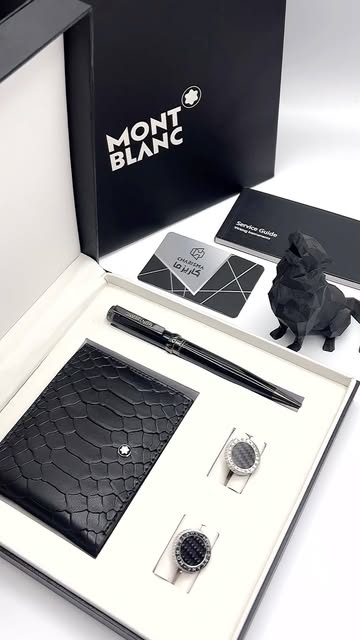 ست هدیه لوکس مردانه کادویی اقایان MONTBLANC GIFT BOX